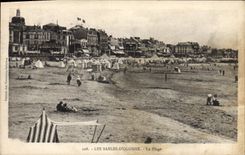 CPA Les Sables D'Olonne La plage