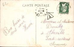 La POSTAL Foret Mahon de la VENDIMIA debajo de Bois tiene Robinson