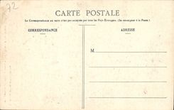 VINTAGE POSTCARD Drill of Sille the Guillaume Rock brenn Rochebrune