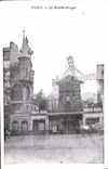 VINTAGE POSTCARD Paris the Moulin-Rouge