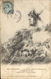 VINTAGE POSTCARD Montmartre the Last Moulins of Montmartre Mill of Radet