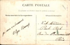 VINTAGE POSTCARD Montmartre the Last Moulins of Montmartre Mill of Radet