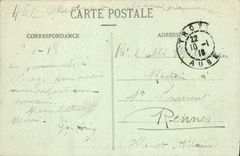 VINTAGE POSTCARD Troyes Jube of the Church Sainte Madeleine