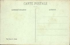 POSTAL Reims de la VENDIMIA en sus años de bombardeos el palacio del arzobispo de Militaria