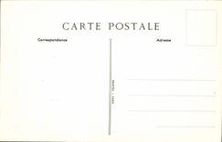 VINTAGE POSTCARD Savings bank of Precaution of Paris Street Cock Heron Street of Louvre