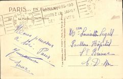 VINTAGE POSTCARD Paris Patheon