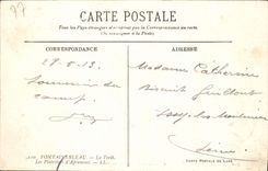 VINTAGE POSTCARD Drill of Fontainebleau Chalk pits of Apremont