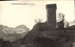 VINTAGE POSTCARD Castellane the Tower