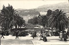 VINTAGE POSTCARD Monte Carlo Boulingrin