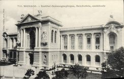 VINTAGE POSTCARD Oceanographical Monaco Institute Delefortrie