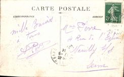 La POSTAL Nimes Interieur de la VENDIMIA de la arena un día de ajuste tiene corrida Bull de Mort