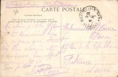 VINTAGE POSTCARD Montpellier Garden of the Esplanade