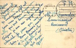 VINTAGE POSTCARD Frejus Cloister of the 13eùe