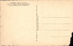 La POSTAL de la VENDIMIA encoleriza el puente de la silla baja en Maine hacia el castillo