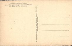 La POSTAL de la VENDIMIA encoleriza la visión panorámica hacia el castillo Maine y la catedral