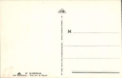 POSTAL Servan santo Corbieres de la VENDIMIA visto en el rancio