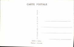 POSTAL de la VENDIMIA la cadena de Mont Blanc