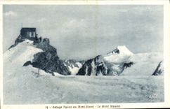 CPA Refuge Vallot au Mont Blanc Le mont maudit