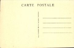 VINTAGE POSTCARD Reduction the Garden of Oudayas