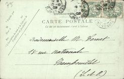 VINTAGE POSTCARD Paris Notre Dame Carries side