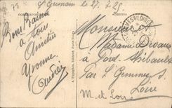 VINTAGE POSTCARD Saint Germain in Bush hammer the House Henri IV