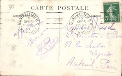 La POSTAL Nimes Interieur de la VENDIMIA de la arena un día de ajuste tiene corrida de Mort