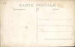 POSTAL Deauville de la VENDIMIA en caballo del automóvil de la estación de tren del mar