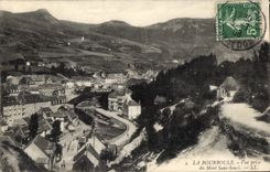 VINTAGE POSTCARD Bourboule Seen from of the Mount Without Concern