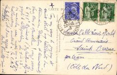 CPA Notre Sardine a nour la Merveille Tigre Chasseur Chasse Bateau