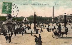 CPA Paris La Place de la Concorde