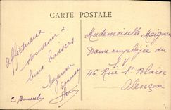 VINTAGE POSTCARD Cabourg the Crossroads of the Avenue of Versailles and the Avenue of the Fir trees