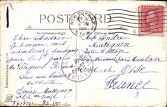 VINTAGE POSTCARD Fantasy Bird Egg