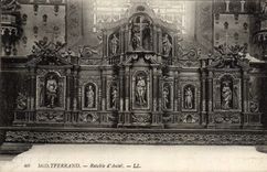 VINTAGE POSTCARD Montferrand Retable of Furnace bridge