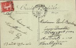 VINTAGE POSTCARD Montferrand Retable of Furnace bridge