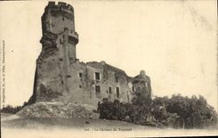 VINTAGE POSTCARD the Castle of Tournoel