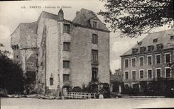 VINTAGE POSTCARD Interior Nantes of the Castle