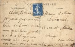 VINTAGE POSTCARD Nantes Church Holy Cross