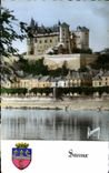 MODERN CARD Saumur the Castle seen of the Loire
