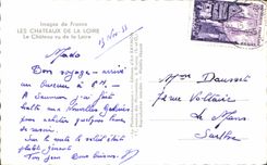 CPM Saumur Le Chateau vu de la Loire