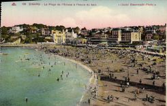 CPA Dinard La Plage de l'Ecluse a heure du Bain