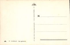 CPA Saint Malo Vue Generale