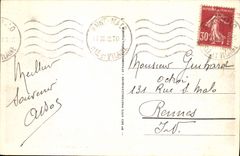 VINTAGE POSTCARD Holy Malo Walls and the City seen of the large Bey