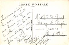 VINTAGE POSTCARD Holy Malo View Towards the Casino Main beach and the Basins