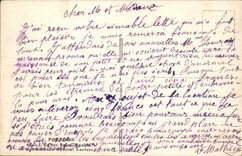 VINTAGE POSTCARD Pontoise the Church Holy Maclou and the statue of General Leclerc