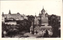 CPA Nice La Nouvelle Eglise Russe Russie Russia
