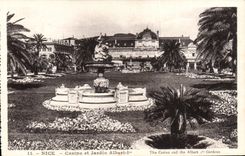 CPA Nice Casino et Jardin Albert 1er