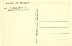 VINTAGE POSTCARD Make Romeu La Chapelle Hermitage