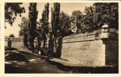 VINTAGE POSTCARD Louis Mount the Gate of France and Fortifications