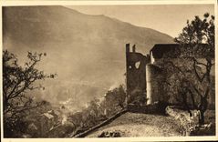 CPA Sainte Enimie Ruines de l'Ancien Monastere 