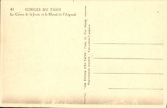 CPA Gorges du Tarn Le Canon de la Jonte et le Massif de l'Aigoual